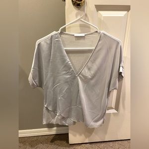FREE with an item purchase* Used Zara gray top - small